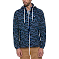 Miniatyrbillede 1 af 4: Original Penguin Ripstop Aop Wavy Jakke Blå M Mand