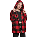 Miniatyrbillede 7 af 10: Urban Classics Jakke Oversized Check Rød 2XL Kvinde
