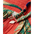 Miniatyrbillede 5 af 5: Superdry Smocked Midi Beach Lang Kjole Flerfarvet M Kvinde