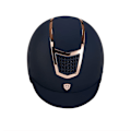 Miniatyrbillede 3 af 6: Equestro Hjelm Modello Eclipse Plain Matt Rowel Fitting  59-61 cm