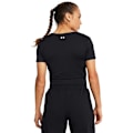 Miniatyrbillede 2 af 4: Under Armour Kortærmet T-shirt Motion Crossover Crop Sort L Kvinde