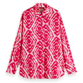 Miniatyrbillede 1 af 3: Scotch & Soda Lang ærmet Skjorte Oversized Rosa 34 Kvinde
