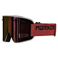 Miniatyrbillede 2 af 2: Marker Skibriller Smooth Operator L Rød Wine Gold Mirror/CAT3