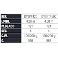 Pikkukuva 2 / 2: Yokozuna Teleskooppinen Surfcasting Sauva Speed Hopeinen 4.20 m / 100-200 g