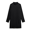 Miniatyrbillede 2 af 6: Superdry Satin Mock Neck Langærmet Kort Kjole Sort M Kvinde