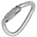 Miniatyrbillede 2 af 3: Kong Italy Spiralformet Stål Karabinhage Twist Lock Lunar Hvid