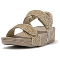 Miniatyrbillede 4 af 4: Fitflop Sandaler Lulu Adjustable Shimmerlux Back-strap Beige EU 39 Kvinde