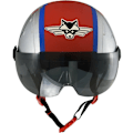 Miniatyrbillede 1 af 5: C-preme Hjelm Flying Ace Sort 3 Years-5 Years