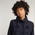 Miniatyrbillede 4 af 5: G-star Anorak Tunic Kjole Med Lange ærmer Sort XL Kvinde
