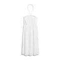 Miniatyrbillede 3 af 6: Superdry Smocked Midi Beach Lang Kjole Hvid S Kvinde