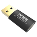 Pikkukuva 2 / 3: Vision Ammattimainen Usb-c-liitäntä Sovitin Usb-a Kultainen