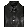 Miniatyrbillede 8 af 8: Urban Classics S Faux Leather Over Skjorte Sort L Kvinde
