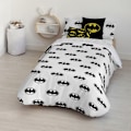 Miniatyrbillede 4 af 7: Play Fabrics Dynetæppe Med Knapper Batman Basic Til 180 Seng 260x240 Cm