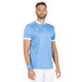 Miniatyrbillede 1 af 3: Tecnifibre Kortærmet Polo Team Mesh Blå S Mand