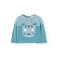 Miniatyrbillede 3 af 8: Boboli Knit Langærmet Sæt Blå,Grå 9 Months