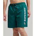 Miniatyrbillede 1 af 6: Superdry Svøm Kort Code Applque 19inch Grøn S Mand
