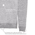Miniatyrbillede 4 af 4: Kruskis Hættetrøje Problem Solution Smash Two-colour Grå 2XL Mand