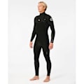 Miniatyrbillede 3 af 4: Rip Curl Langærmet Neoprendragt Med Brystlynlås Dawn Patrol 4/3 Mm Gb St Sort XL