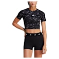 Pikkukuva 5 / 7: Adidas Lyhythihainen T-paita Tf Print Cro T Musta L Nainen