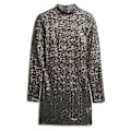 Miniatyrbillede 2 af 6: Superdry Sequin Mock Kort Kjole Grå S Kvinde