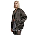 Miniatyrbillede 1 af 5: Urban Classics Bomberjakke Oversized Satin Sort S Kvinde