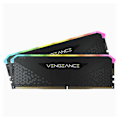 Miniatyrbillede 2 af 3: Corsair Ram-hukommelse Vengace Rgb Rs 64gb 2x32gb Ddr4 3200mhz Sort