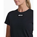 Miniatyrbillede 3 af 10: 2xu Kortærmet T-shirt Light Speed Sort L Kvinde