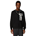 Miniatyrbillede 1 af 4: Diesel Ginn K39 Sweatshirt Sort XL Mand