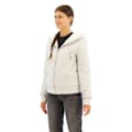Miniatyrbillede 2 af 3: Superdry Essential Borg Lined Sweatshirt Med Lynlås Grå L Kvinde