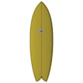 Miniatyrbillede 1 af 2: Tsa Surfbræt Element Twin Fish Mustard 3f Future 5´10´´ Gul 177.8 cm