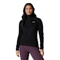 Miniatyrbillede 1 af 5: Mountain Hardwear Halv Lynlås Fleece Microchill™ 2.0 Sort M Kvinde
