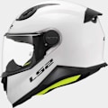 Miniatyrbillede 3 af 6: Ls2 Ff812 Kid Solid Fullface-hjelm Hvid M