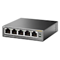 Miniatyrbild 1 av 4: Tp-link Tl-sf1005p Switch 5 Port To 10/100 Mbps Poe Svart