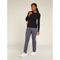 Miniatyrbillede 7 af 7: Icebreaker Merino Core Heavyweight Langærmet Baselayer Sort S Kvinde