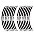Miniatyrbillede 1 af 3: Algis Fork Guard Stickers Texture Arrows Sort