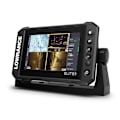 Miniatyrbillede 4 af 4: Lowrance Med Transducer Og Diagram Elite Fs 7 Active Imaging 3 In 1 Sort
