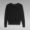 Miniatyrbillede 3 af 7: G-star Besætning Hals Sweater Core Sort M Kvinde