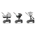 Pikkukuva 1 / 7: Cybex Travelsystem Eos Lux Lastenvaunut Beige
