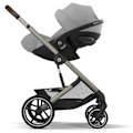 Pikkukuva 10 / 10: Cybex Cloud G I-size Plus Vauvan Turvaistuin Harmaa