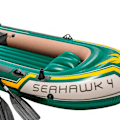 Miniatyrbillede 5 af 6: Intex Gummibåd Seahawk 4 Grå