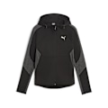 Miniatyrbillede 1 af 2: Puma Sweatshirt Med Fuld Lynlås Evostripe Sort XS Kvinde