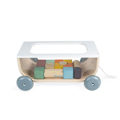 Pikkukuva 7 / 10: Janod Sweet Cocoon Cart With Blocks Monivärinen 18 Months-99 Years