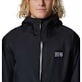 Miniatyrbillede 4 af 10: Mountain Hardwear Threshold™ Regnjakke Med Lynlås Sort XL Mand