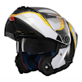 Miniatyrbillede 6 af 9: Mt Helmets Atom Ii Sv Emalla Modulær Hjelm Sort XL