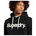 Miniatyrbillede 2 af 4: Superdry Hættetrøje Core Logo Sort S Mand