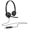 Miniatyrbillede 1 af 10: Logitech Hovedtelefoner H340 Sort