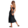 Miniatyrbillede 2 af 7: Superdry Lang Kjole Uden ærmer Studios Jersey Open Back Sort XL Kvinde