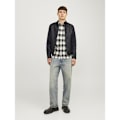 Miniatyrbillede 7 af 7: Jack & Jones Dylan Clean Læderjakke Sort 2XL Mand