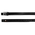 Pikkukuva 1 / 5: Equestro Double Curved Buckle Nahkaiset Jalustimet Musta 125 cm