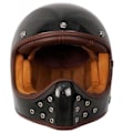Miniatyrbillede 4 af 4: By City Fuld Ansigtshjelm The Rock Carbon R.22.06 Sort M